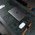 The Toronata | Forest Green Full-Grain Leather Desk Pad
