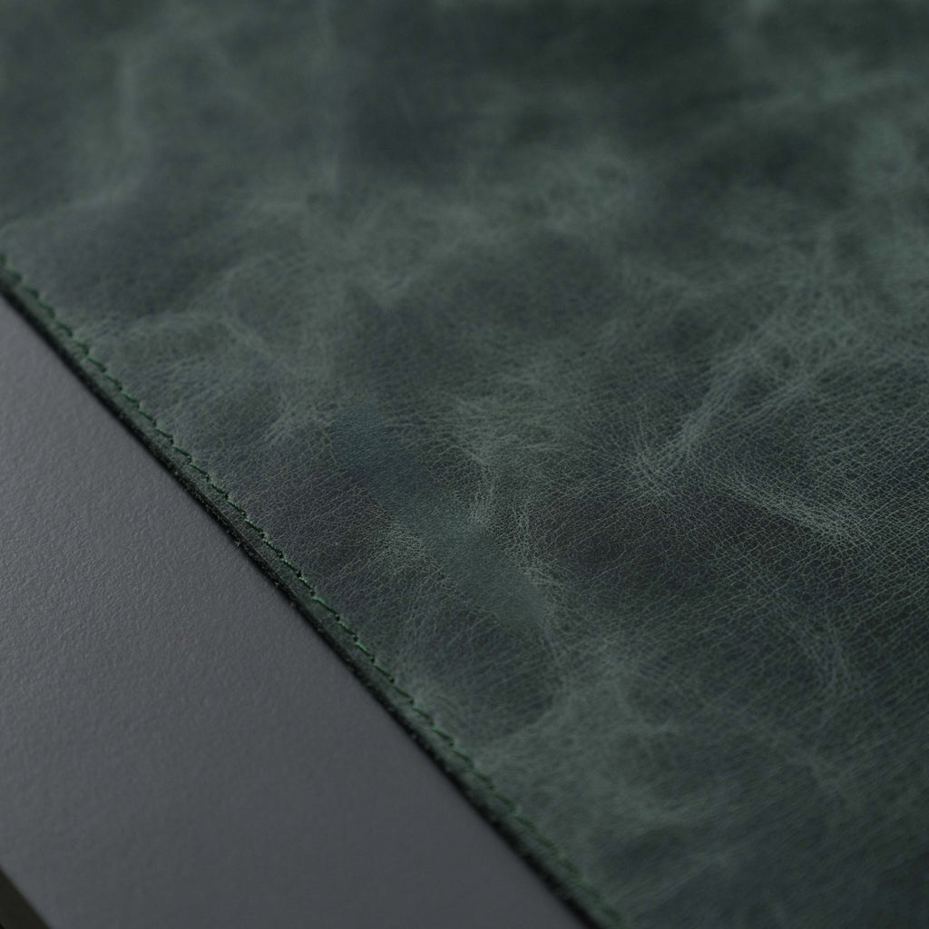 The Toronata | Forest Green Full-Grain Leather Desk Pad