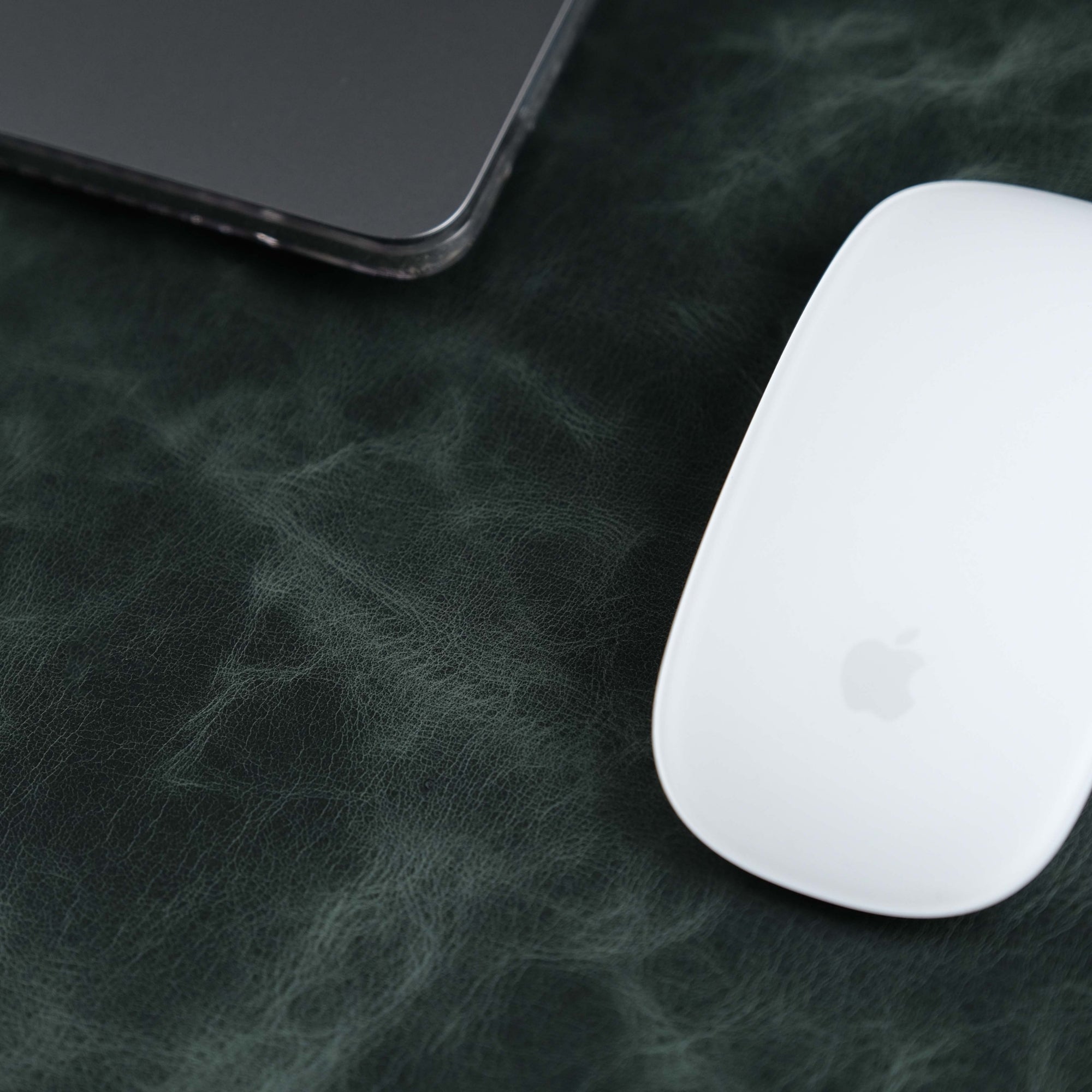 The Toronata | Forest Green Full-Grain Leather Desk Pad