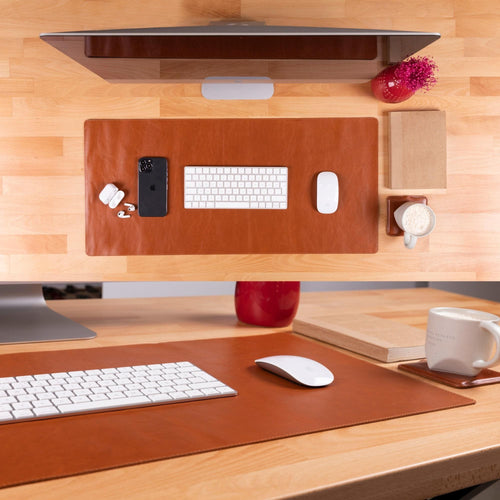 Rawlins Full-Grain Leather Desk Pad