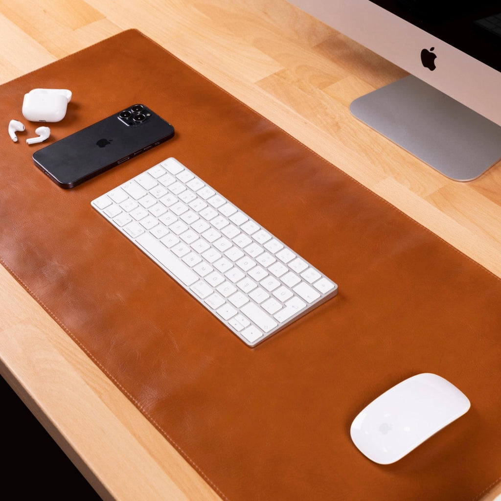 Rawlins Full-Grain Leather Desk Pad