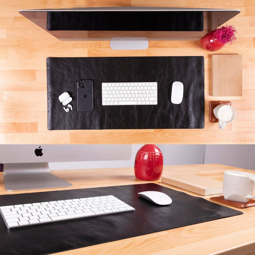 Rawlins Full-Grain Leather Desk Pad
